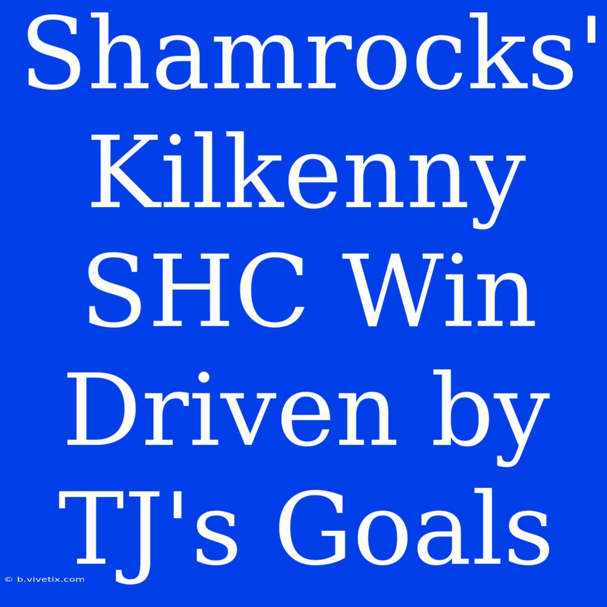 Shamrocks' Kilkenny SHC Win Driven By TJ's Goals