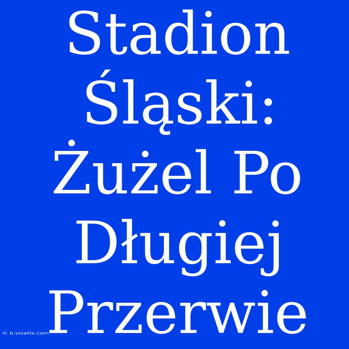 Stadion Śląski: Żużel Po Długiej Przerwie