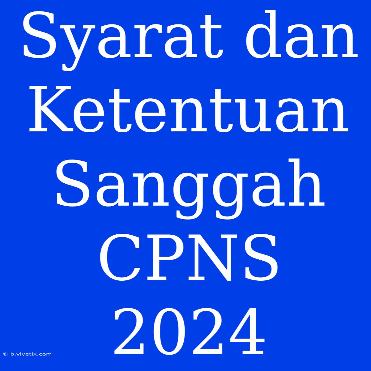 Syarat Dan Ketentuan Sanggah CPNS 2024 