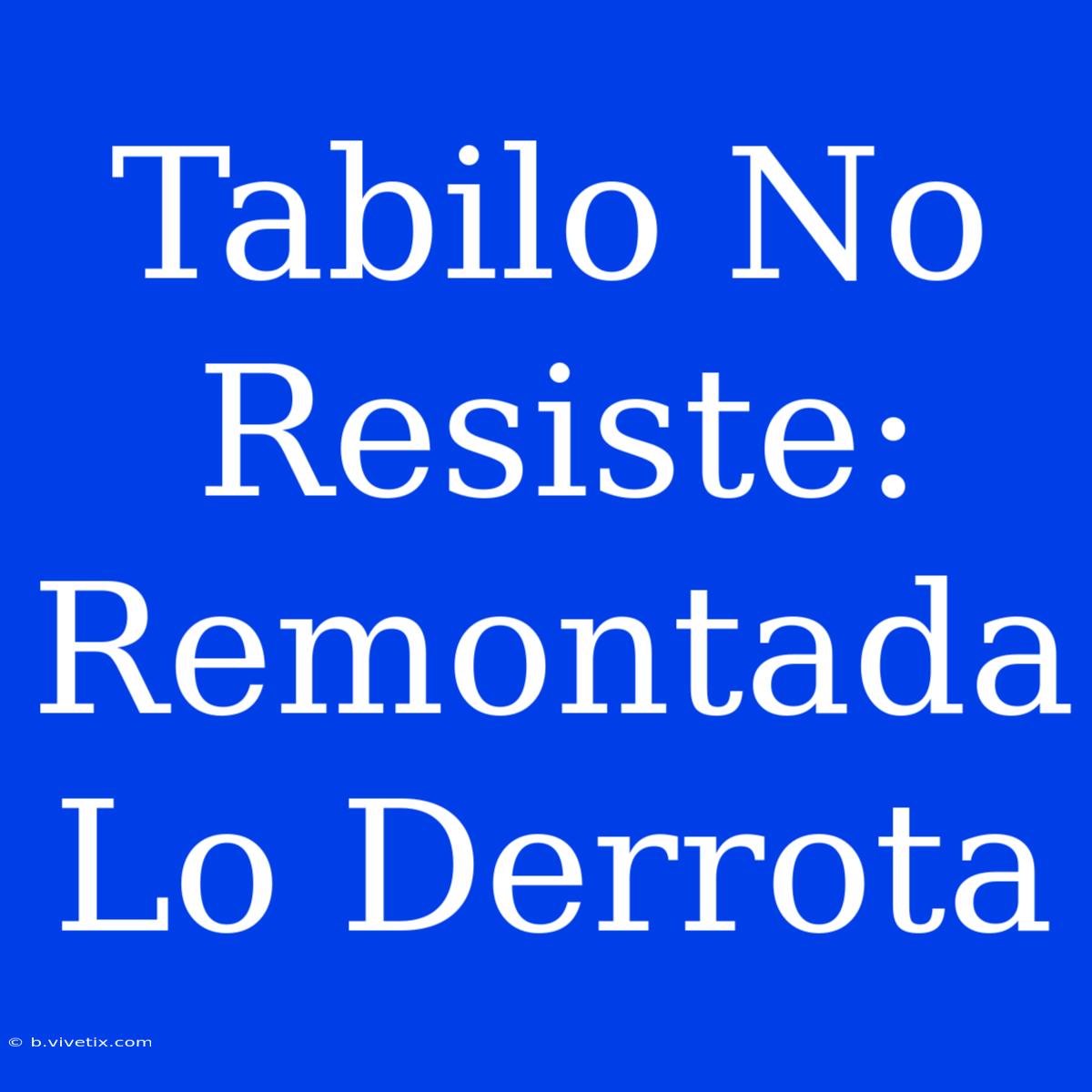 Tabilo No Resiste: Remontada Lo Derrota 