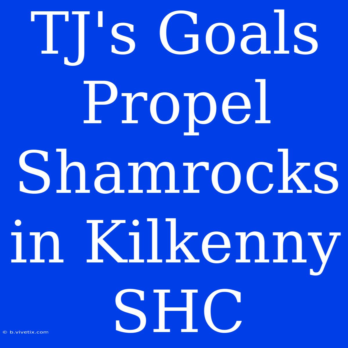 TJ's Goals Propel Shamrocks In Kilkenny SHC