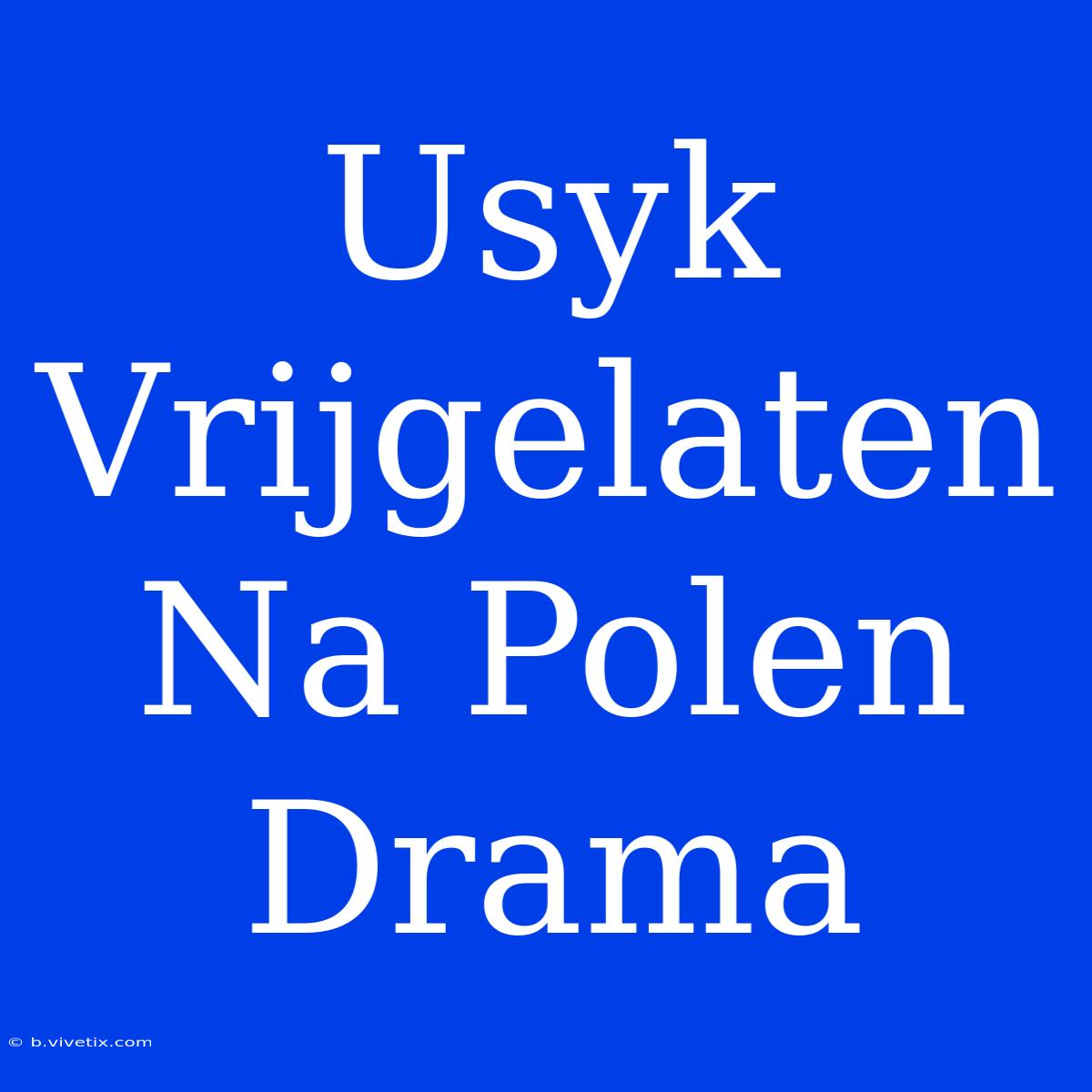 Usyk Vrijgelaten Na Polen Drama