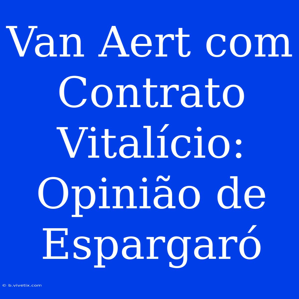 Van Aert Com Contrato Vitalício: Opinião De Espargaró 