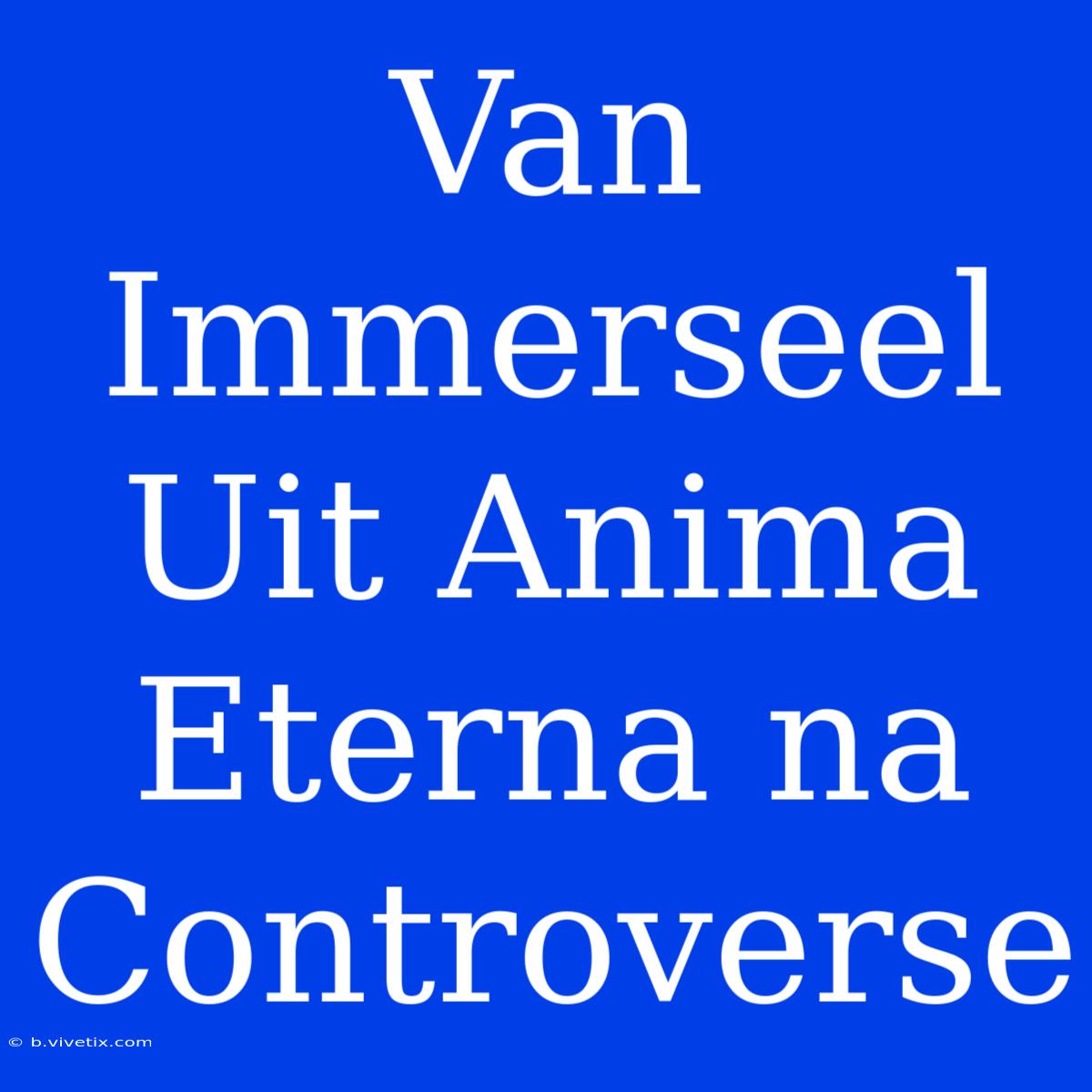 Van Immerseel Uit Anima Eterna Na Controverse 