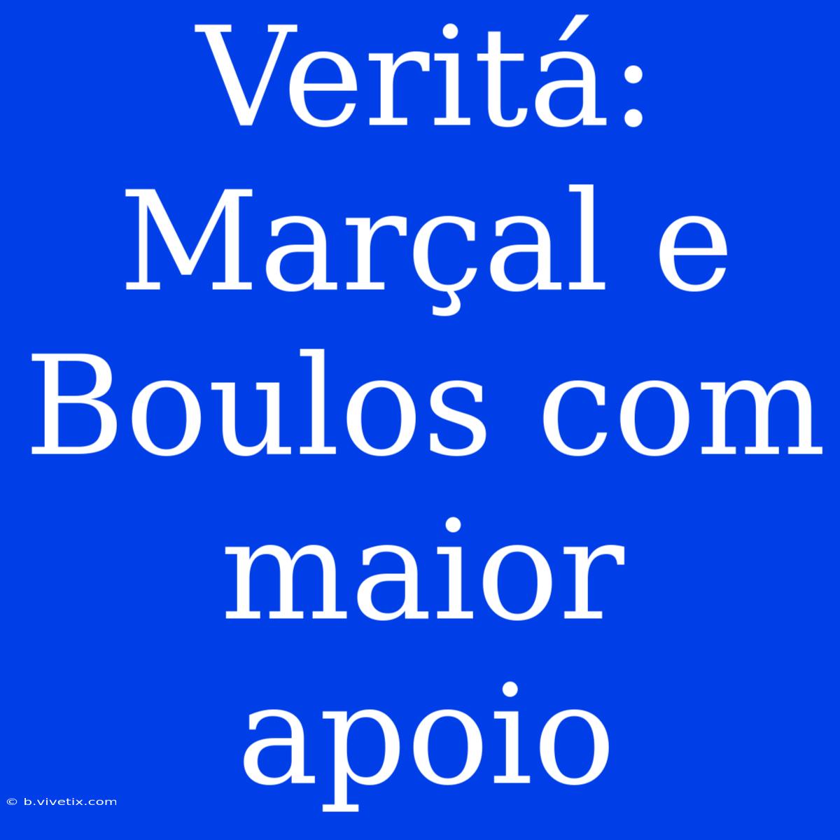 Veritá: Marçal E Boulos Com Maior Apoio