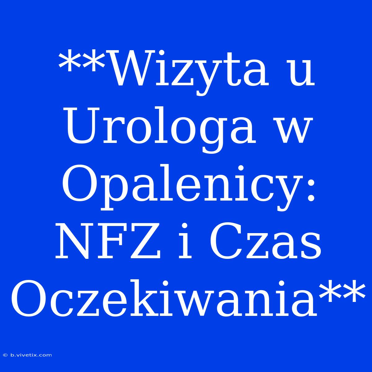 **Wizyta U Urologa W Opalenicy: NFZ I Czas Oczekiwania**