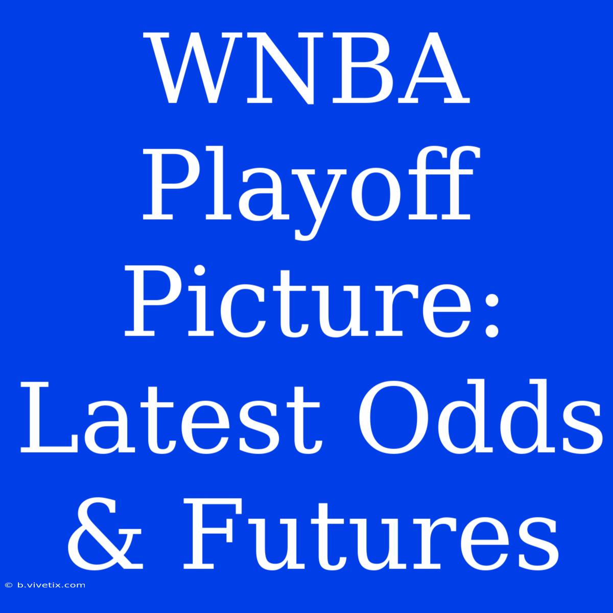 WNBA Playoff Picture: Latest Odds & Futures