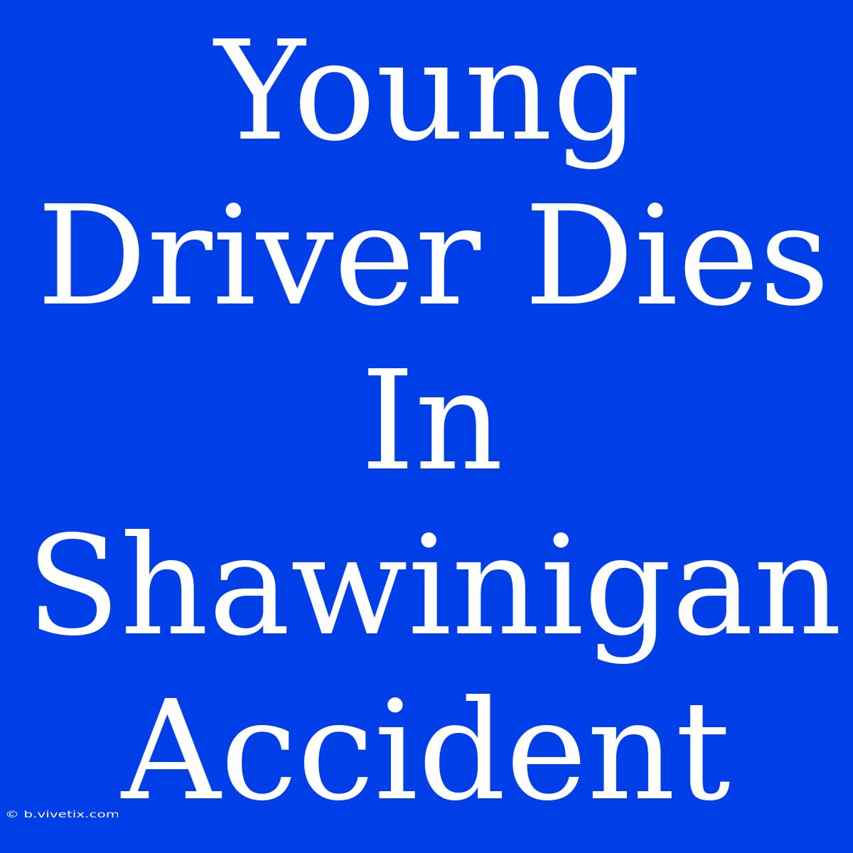 Young Driver Dies In Shawinigan Accident